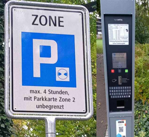 Kosten der Parkpläzen